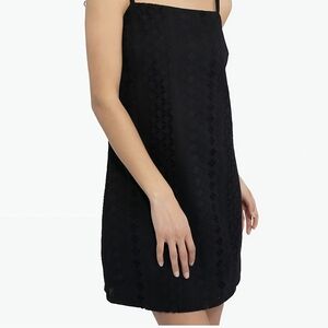 NWT SANCTUARY EYELIT MINI DRESS, SIZE 2, Black.